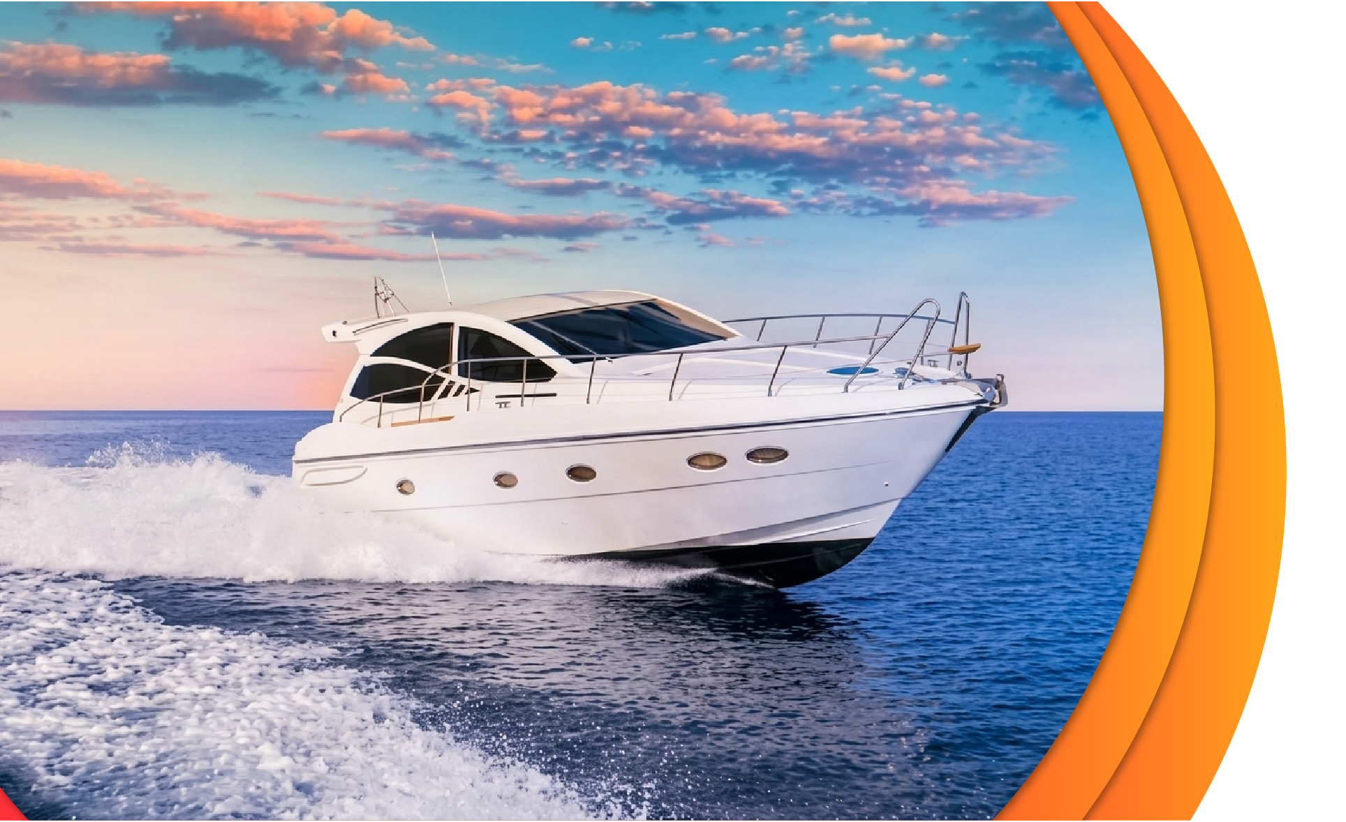 Yacht in mare con localizzatore GPS marino