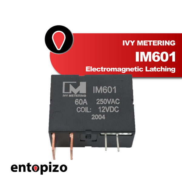 Relè bistabile con blocco IM601 12 V 60 A (3 pin)