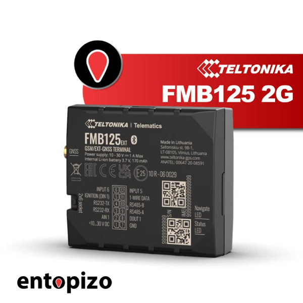 Teltonika FMB125 2G | GPS Tracker compatibile GPS Tracker fotocamera