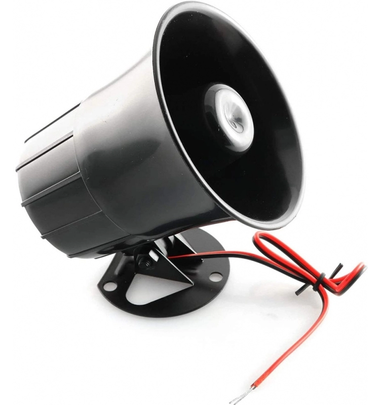 Altoparlante con sirena 24 V CC, 15 W